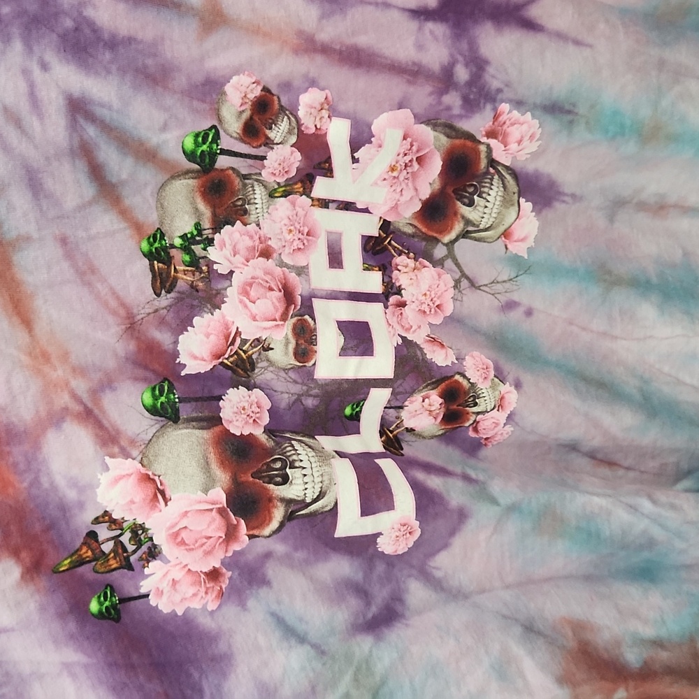 Cloak Hidden In Plain Sight Tye Dye Long Sleeve Shirt Size Medium Unisex